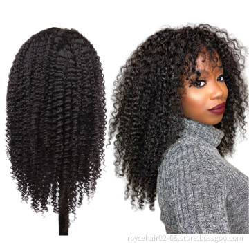 Brazilian Kinky Curl Ponytail 6x13 Lace Front wig in Brazil